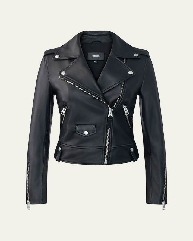 Baya Leather Biker Jacket